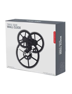 Reloj de pared Kikkerland Con 3 engranes