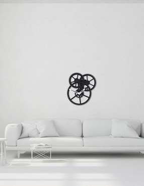 Reloj de pared Kikkerland Con 3 engranes