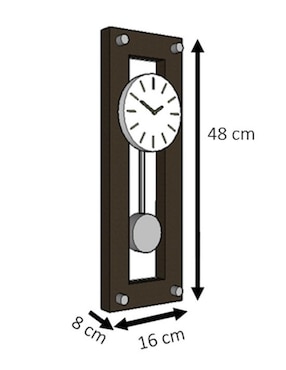 Reloj de pared Howard Miller Emmett