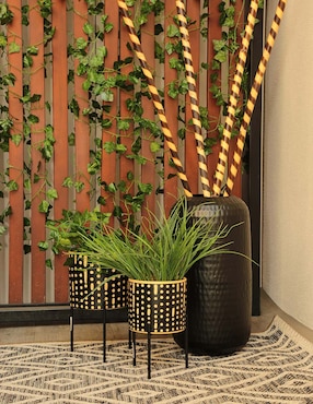 Florero Casagora Light Rustic de metal