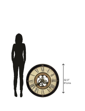 Reloj de Pared Howard Miller Brass Works