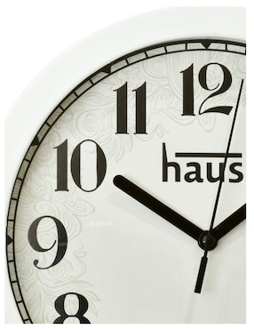 Reloj de pared Haus Love de plástico