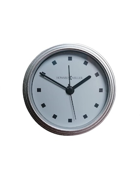 Reloj de mesa Howard Miller de acero inoxidable