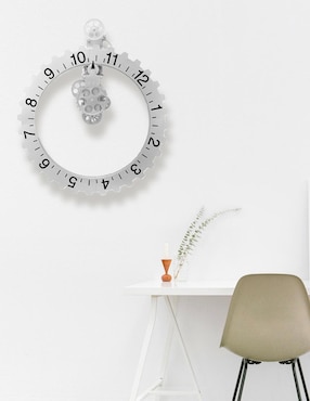 Reloj de pared Kikkerland Big Hour Wheel