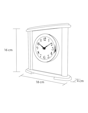 Reloj de mesa Howard Miller Stanton 645-755