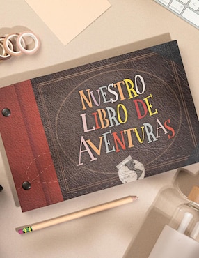 Álbum para fotos La Scrapería Nuestro libro de aventuras forma rectangular