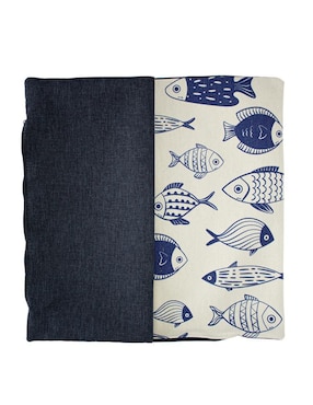 Cojín Fish Blue Corner Home
