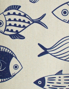 Cojín Fish Blue Corner Home