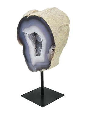 Escultura Mask Artesanal Geoda