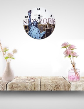 Reloj de pared Aquila de madera