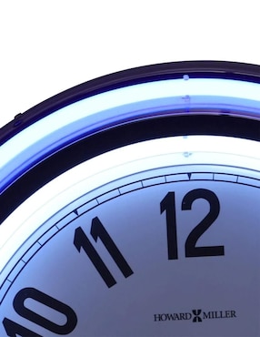 Reloj de pared Howard Miller de vidrio