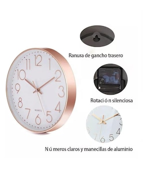 Reloj de pared Genérica de plástico