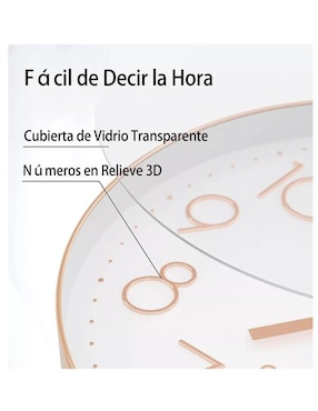 Reloj de pared Genérica de plástico
