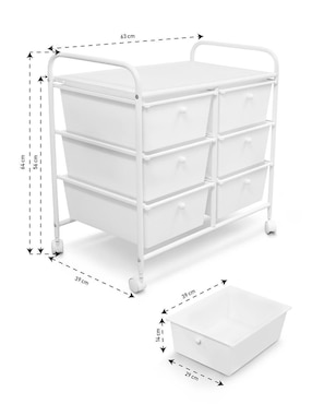 Carrito organizador Idea Nuova