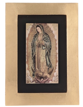 Retablo Cecilia Parás Virgen Cuerpo Completo De MDF