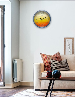 Reloj de pared Best Desing Solid Sunset de plástico