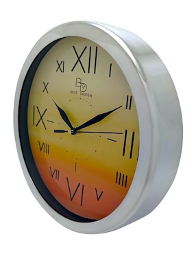 Reloj de pared Best Desing Solid Sunset de plástico