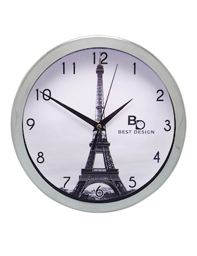 Reloj de pared Best Desing de plástico
