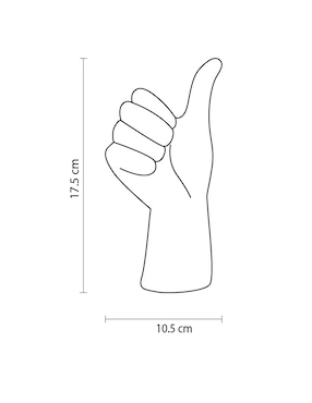 Figura de mano Gaf de cerámica