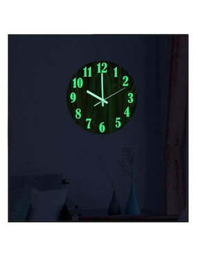 Reloj de pared Genérica de madera