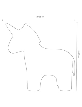 Figura de unicornio Haus Kids de cerámica