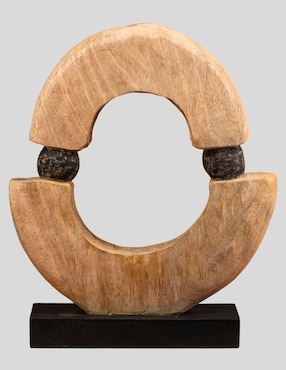 Escultura Casagora Collum Rustic De Madera