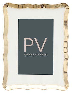 Portarretrato Pv Pietra E Vetro de acero para 1 foto
