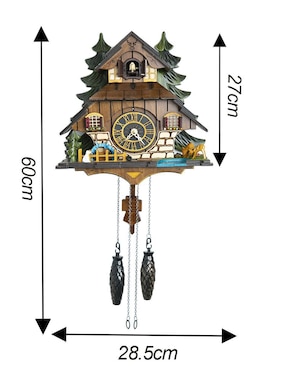 Reloj cucú Running Decora de madera