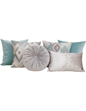 Set de cojín decorativo Antonela Aqua 4