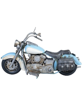 Figura de motocicleta Running Decora Vintage de metal