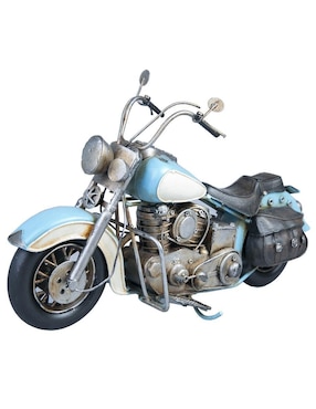 Figura de motocicleta Running Decora Vintage de metal