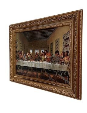 Cuadro La Última Cena de Leonardo da Vinci técnica polioleo Encuadro Mx