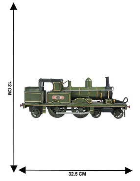 Figura de locomotora Running Decora VINTAGE de metal