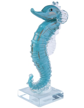 Figura de caballito mar Running Decora de vidrio