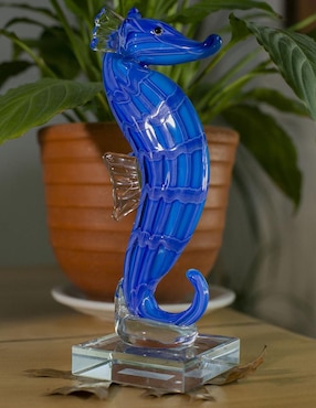 Figura de caballito mar Running Decora de vidrio