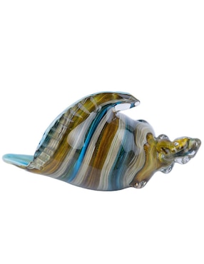Figura de caracol de mar Running Decora de vidrio