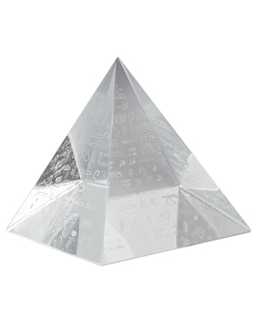 Figura de pirámide Park Lane Artística de cristal