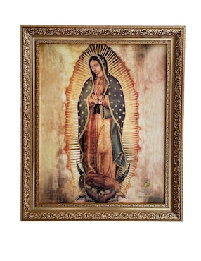 Cuadro Virgen De Guadalupe Técnica Polioleo Encuadro MX