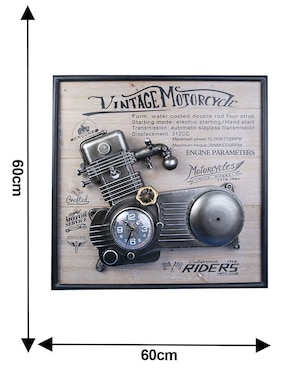 Reloj de pared Running Decora de metal