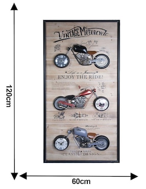 Reloj de pared Running Decora de metal