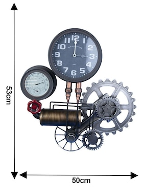 Reloj de pared Running Decora de metal