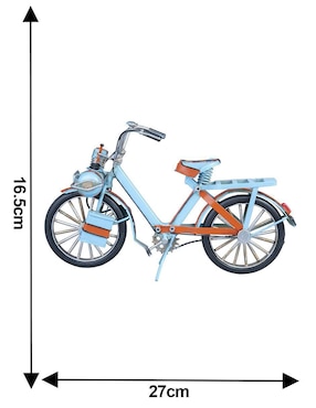 Figura de bicicleta Running Decora de metal