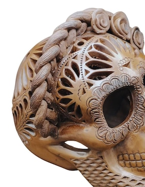 Escultura Yuu Nges Cráneo calado