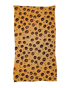 Frazada de tejido plano Juana Gallo Animal Print Leopardo