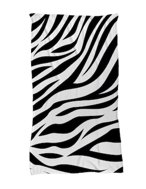 Frazada de tejido plano Juana Gallo Animal Print Cebra
