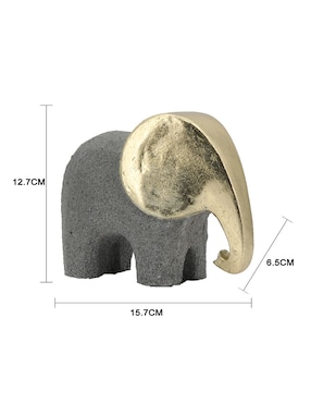 Figura de elefante Bluebell & Co. Elefante Shine de resina