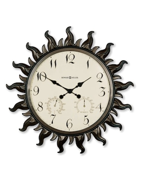 Reloj De Pared Howard Miller Sunburst De Metal