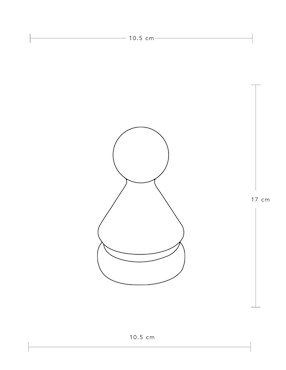 Figura de peón N Narrative de cerámica