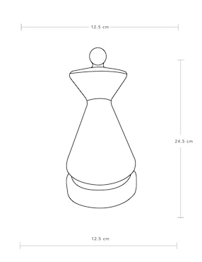 Figura de reina ajedrez N Narrative Persa de cerámica