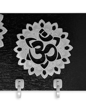 Figura rectangular Colsa Portallaves de madera